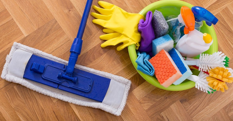 Cách làm sạch cây lau nhà cực kì đơn giản 
