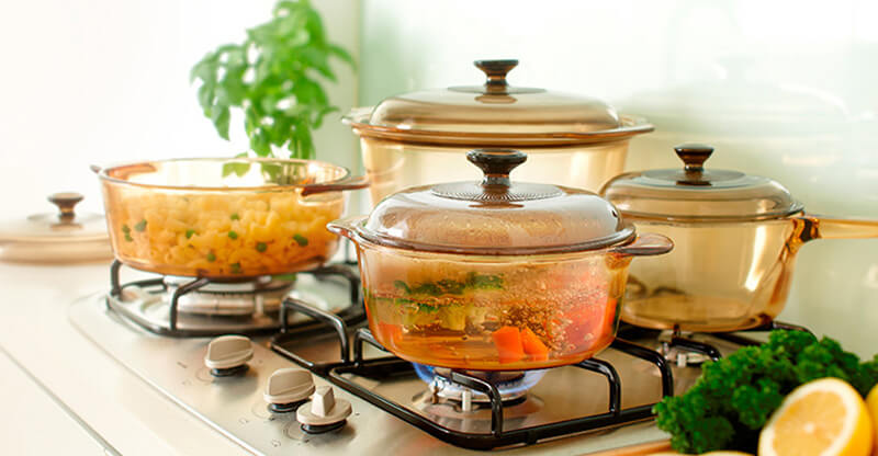 Nồi thủy tinh có nấu được bếp từ không