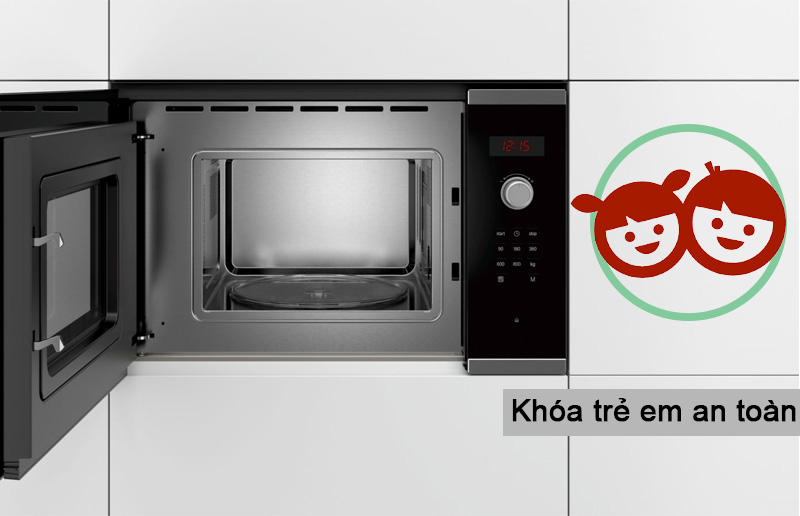 Bosch BFL523MS0H trang bị khóa trẻ em 