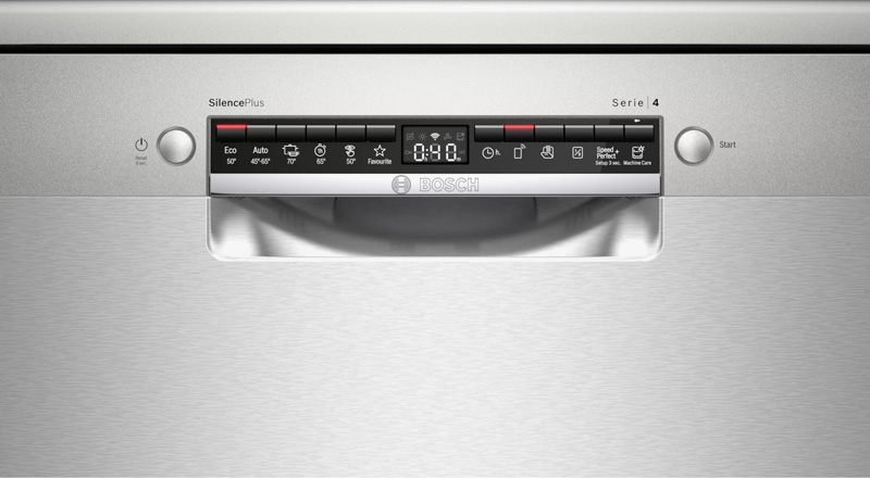 Bosch SMS4EVI14E dùng bảng điều khiển nút nhấn