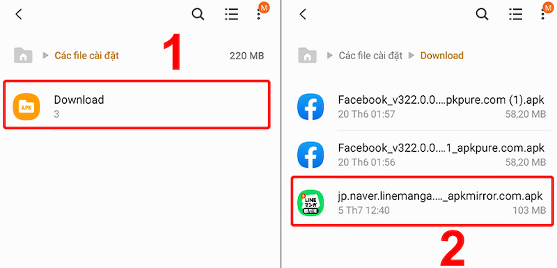 Cách cài file APK bằng điện thoại Android
