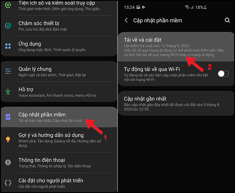 Cập nhật phần mềm 