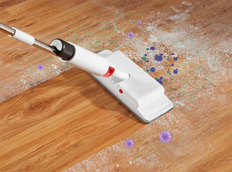 Cây lau nhà phải tiếp xúc với nhiều bụi bẩn