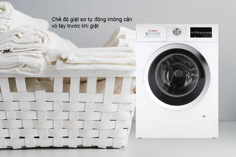 Chế độ giặt sơ tự động không cần vò tay trước khi giặt