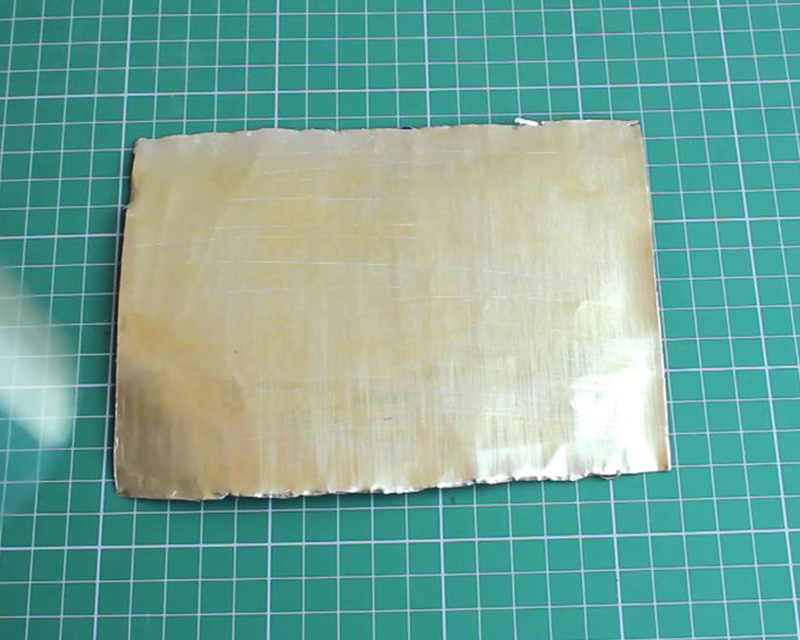 Chuẩn bị tấm kim loại chữ nhật