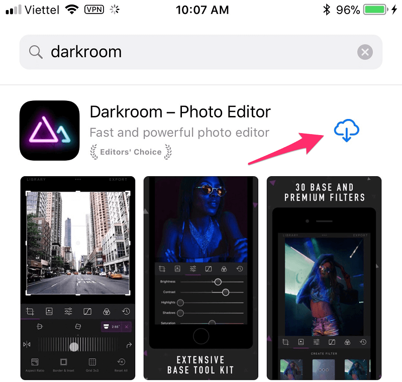 Công cụ chỉnh sửa ảnh Darkroom hỗ trợ chỉnh sửa ảnh online miễn phí 
