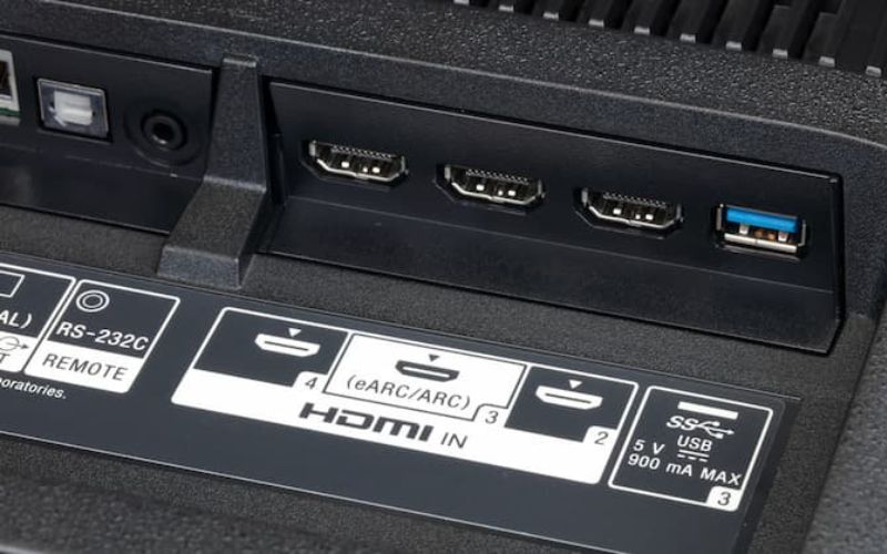 Hệ thống các cổng HDMI trên tivi