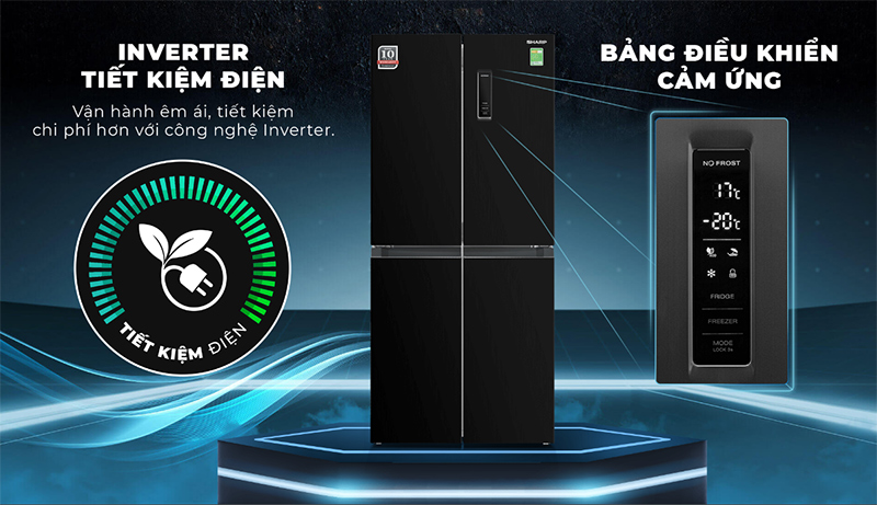 Công nghệ Inverter và bảng điều khiển cảm ứng