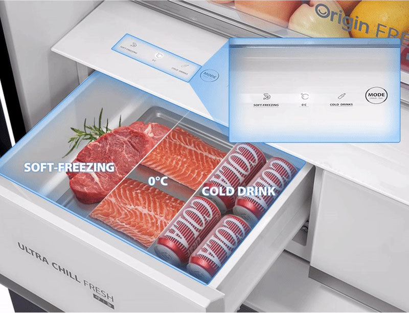 Ngăn đông mềm đa năng Ultra-chill Fresh