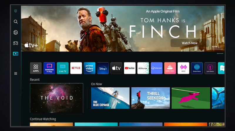 Đa dạng các chương trình giải trí với Smart Tivi QLED 4K QA55Q80B