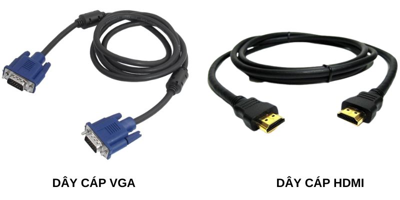 Dây cáp giúp kết nối máy tính và tivi