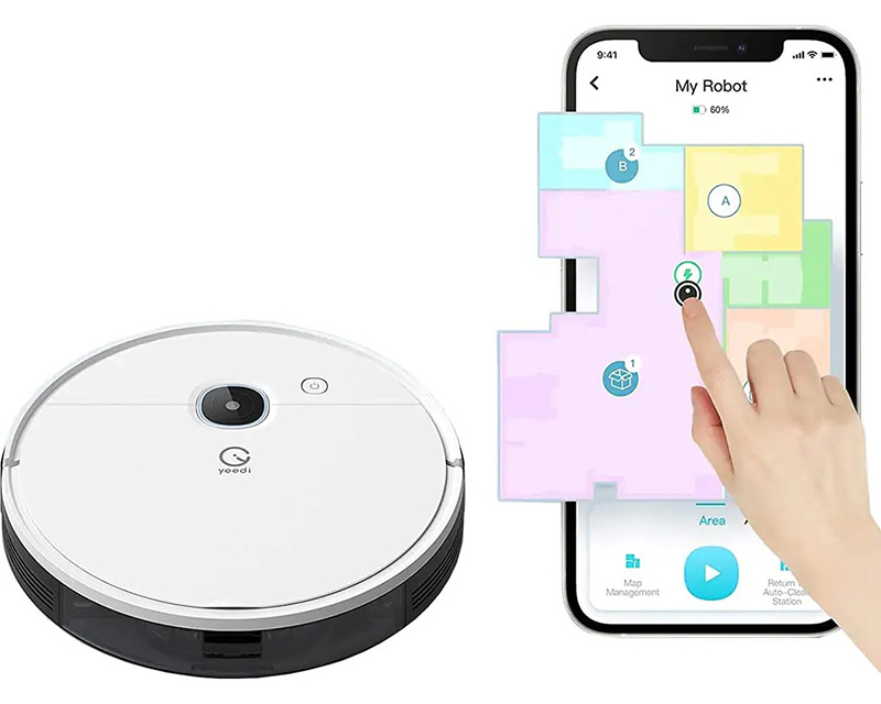 Dễ dàng điều khiển thông qua app Ecovacs Home