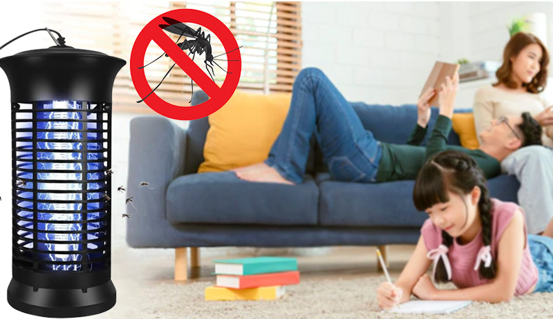 Đèn đuổi muỗi thu hút muỗi bằng ánh sáng