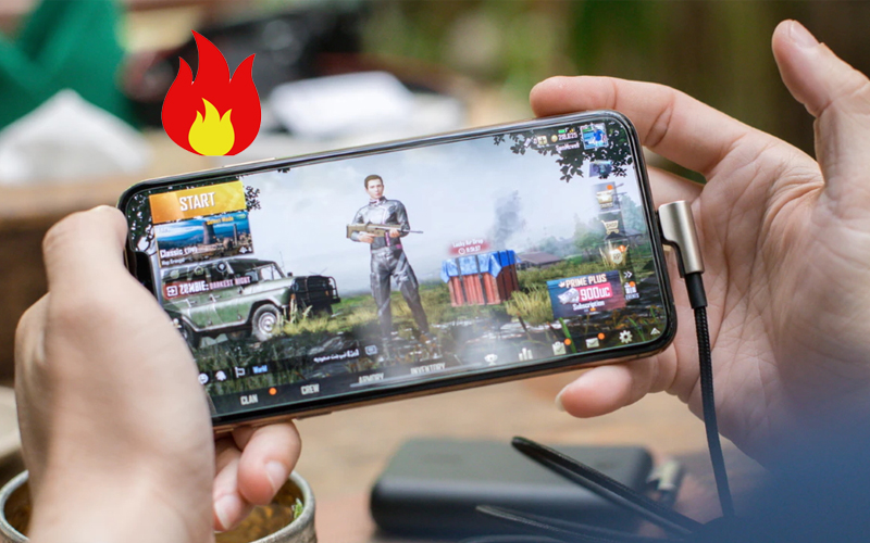 Không vừa sạc pin vừa chơi game