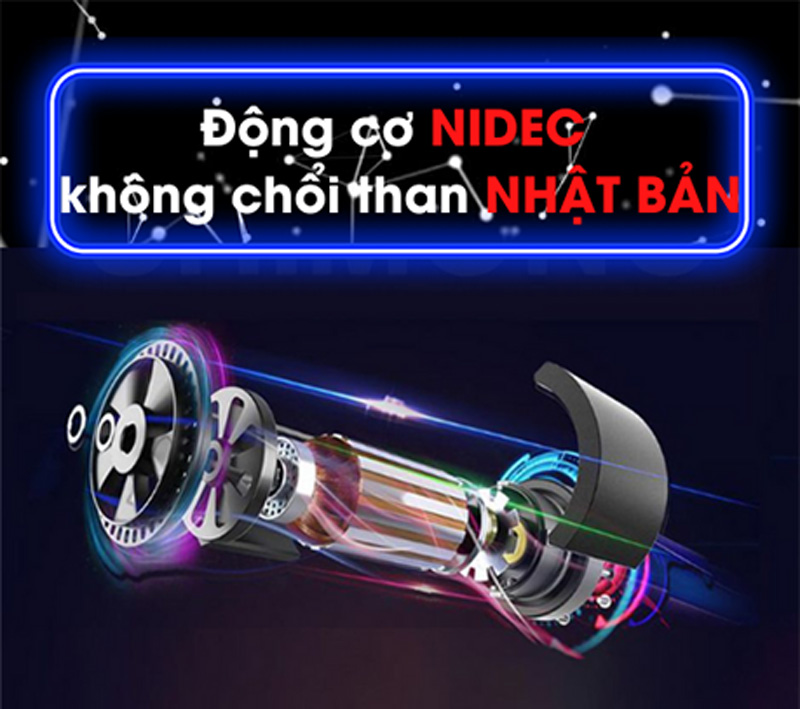 Động cơ Nidec bền bỉ