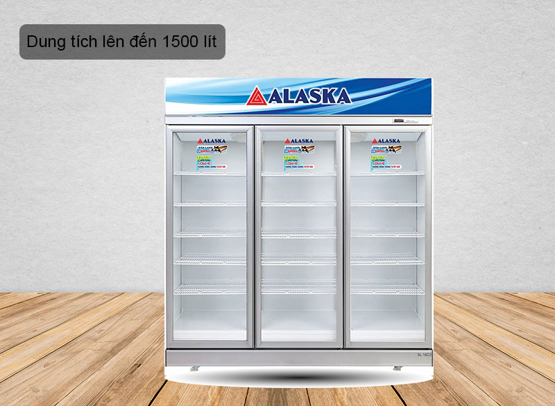 Dung tích cực lớn 1500 lít, thích hợp cho kinh doanh
