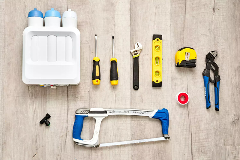 Dụng cụ dùng để lắp đặt máy lọc nước