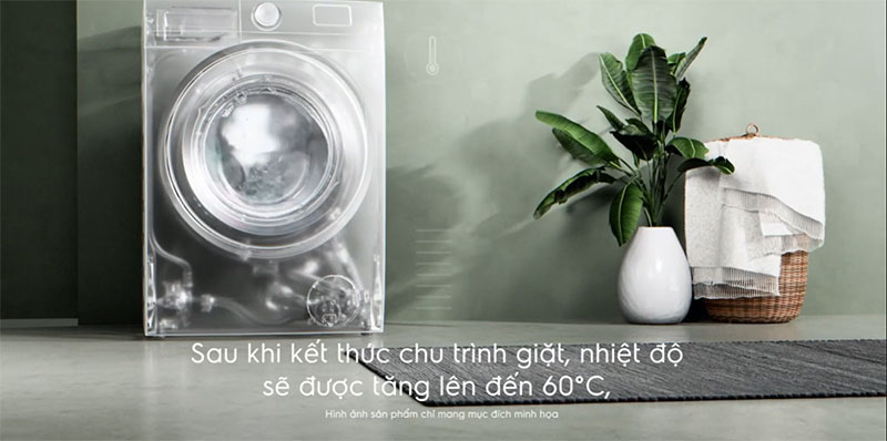 Giặt hơi nước HygienicCare diệt khuẩn bám trên quần áo