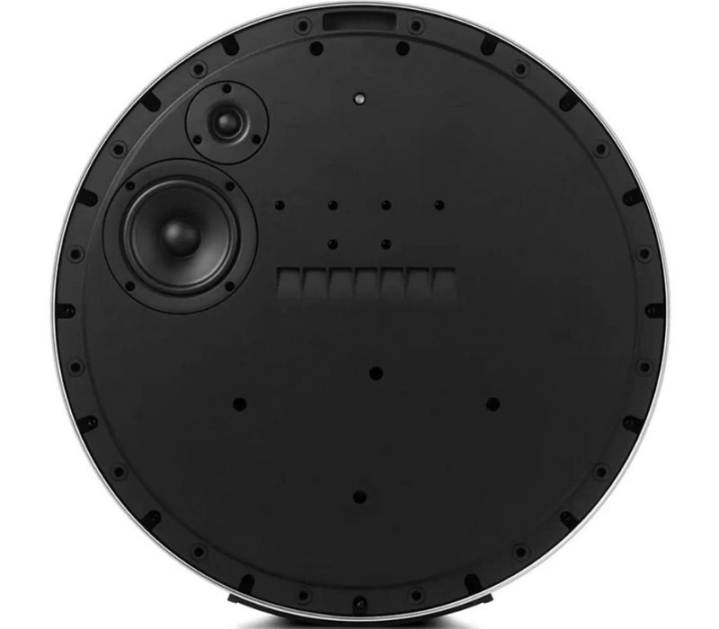 Bên trong loa Bluetooth B&O Beosound Edge Silver khi tháo lớp vải bao phủ