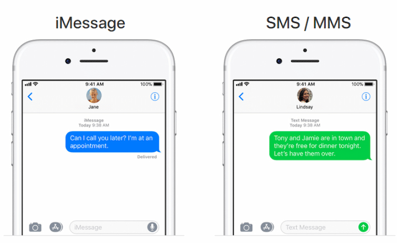 Phân biệt tin nhắn trên iMessage và tin nhắn thường 