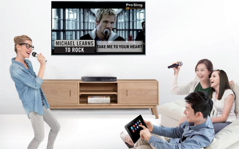 Kết hợp thêm amply để hát karaoke với công suất lớn hơn