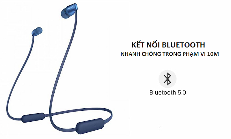 Kết nối bluetooth trong phạm vi 10m 