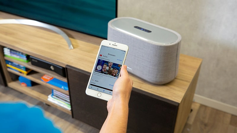 Kết nối bluetooth và wifi trên loa