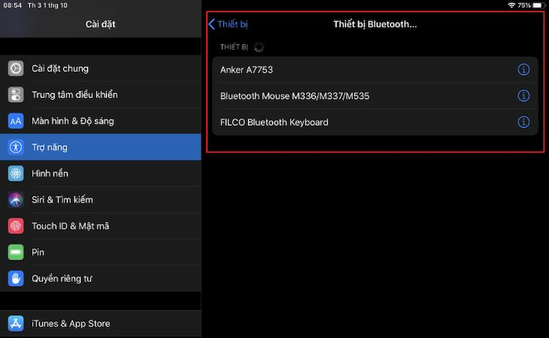 Kết nối chuột bluetooth với iPad chỉ bằng một chạm