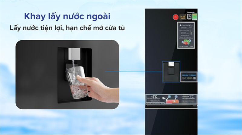 Khay lấy nước ngoài kháng khuẩn, khử mùi.