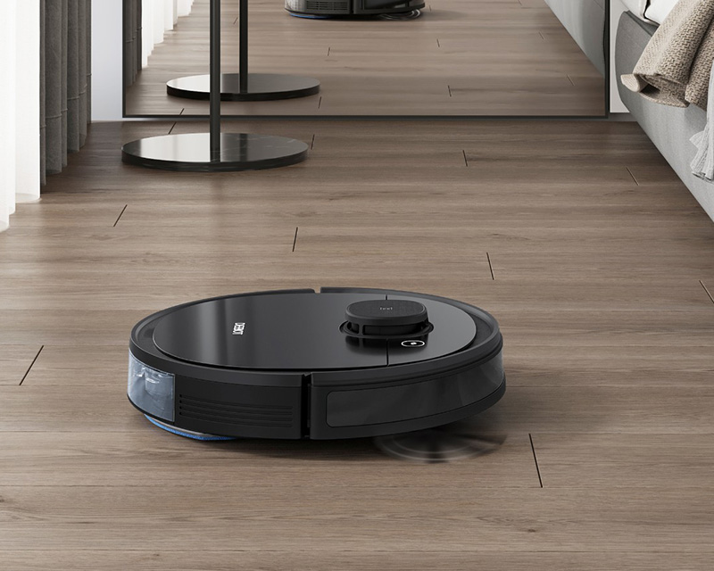 Không để vật nặng lên trên robot
