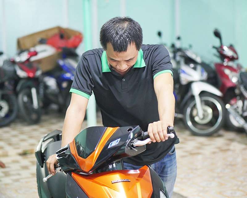 Kiểm tra lại toàn bộ xe sau khi rửa