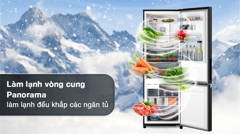 Làm lạnh vòng cung Panorama.