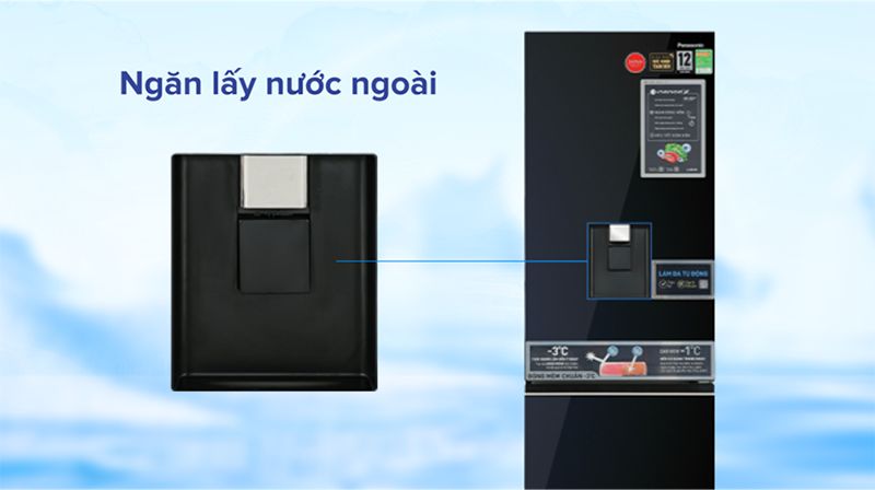 Lấy nước ngoài tiện lợi.