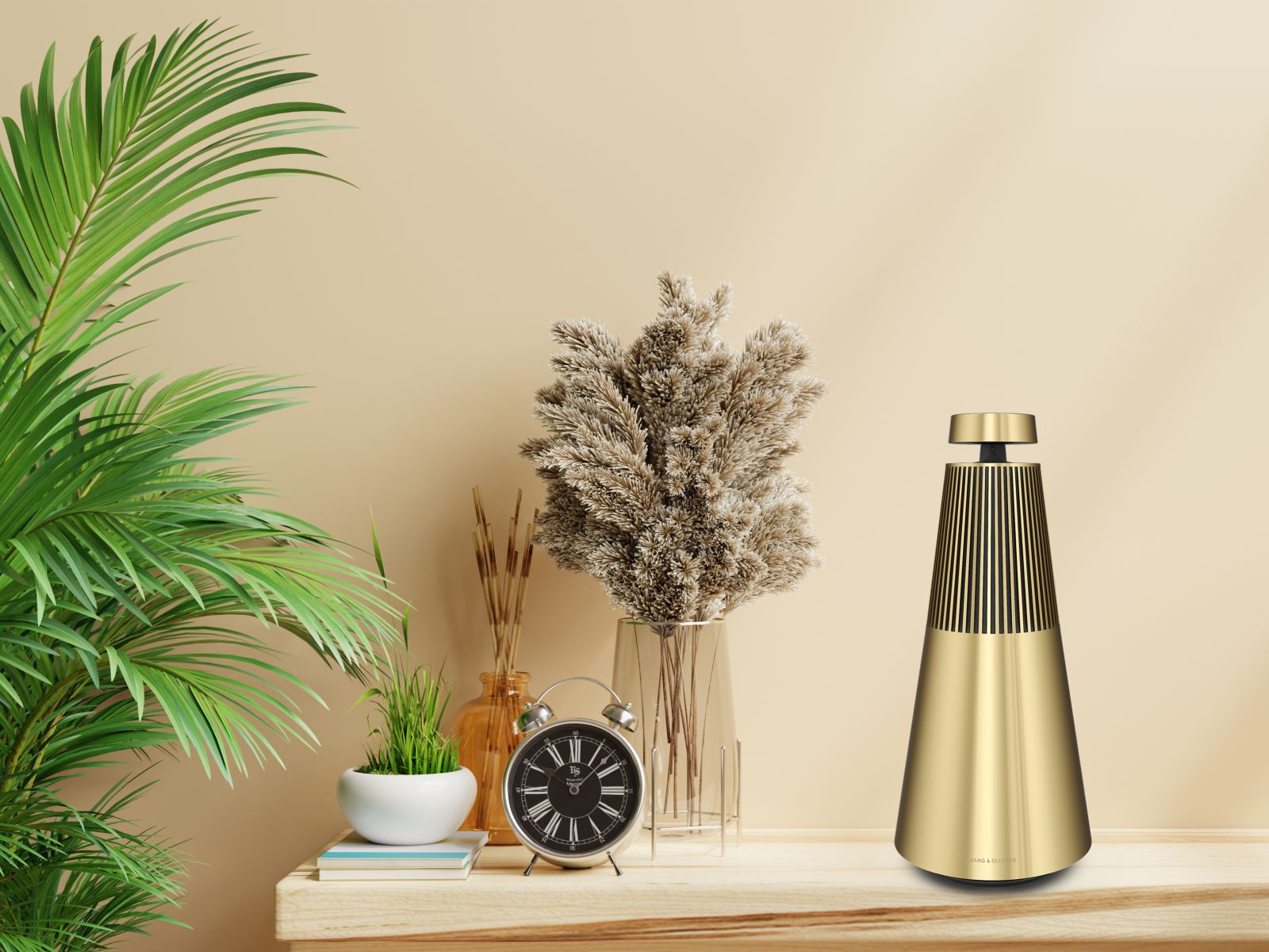 Loa Bluetooth B&O Beosound 2 Brass chất liệu nhôm