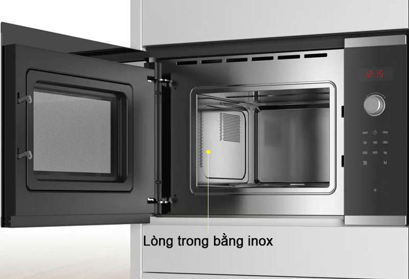 Lòng trong của Bosch BFL523MS0H bằng inox