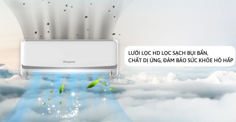 Lưới lọc bụi HD loại bỏ bụi bẩn hiệu quả 