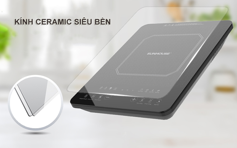 Mặt bếp kính Ceramic cường lực