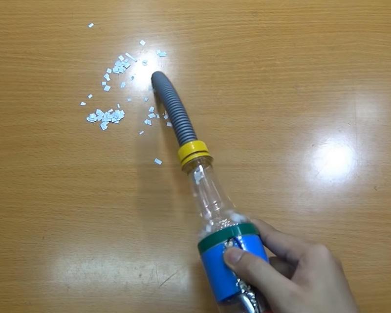 Máy hút bụi tự chế cho hiệu quả làm sạch không cao