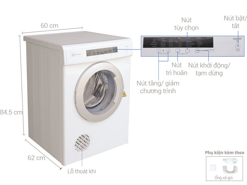 Máy sấy quần áo là thiết bị hữu ích giúp quần áo luôn bền đẹp