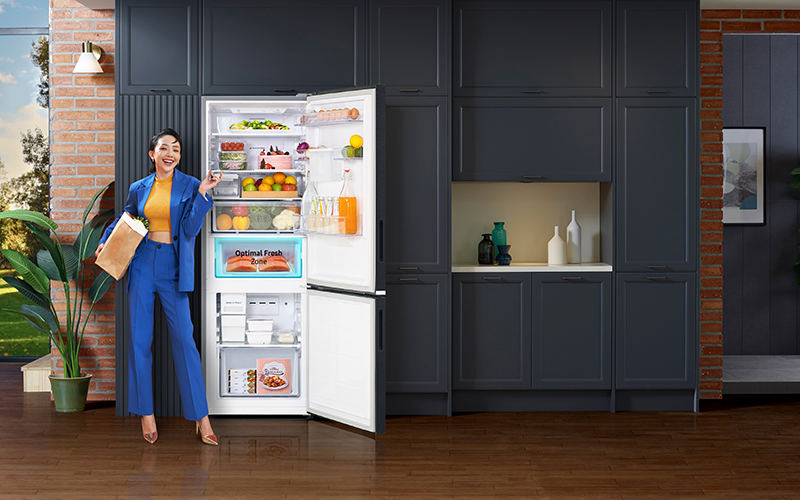Ngăn đông mềm – 1 độ C trên tủ lạnh là giải pháp cho việc bảo quản thực phẩm tươi ngon mà tiết kiệm thời gian chế biến.