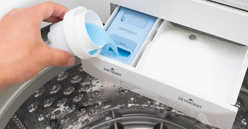 Ngăn Softener chứa chất làm mềm vải hoặc nước xả vải