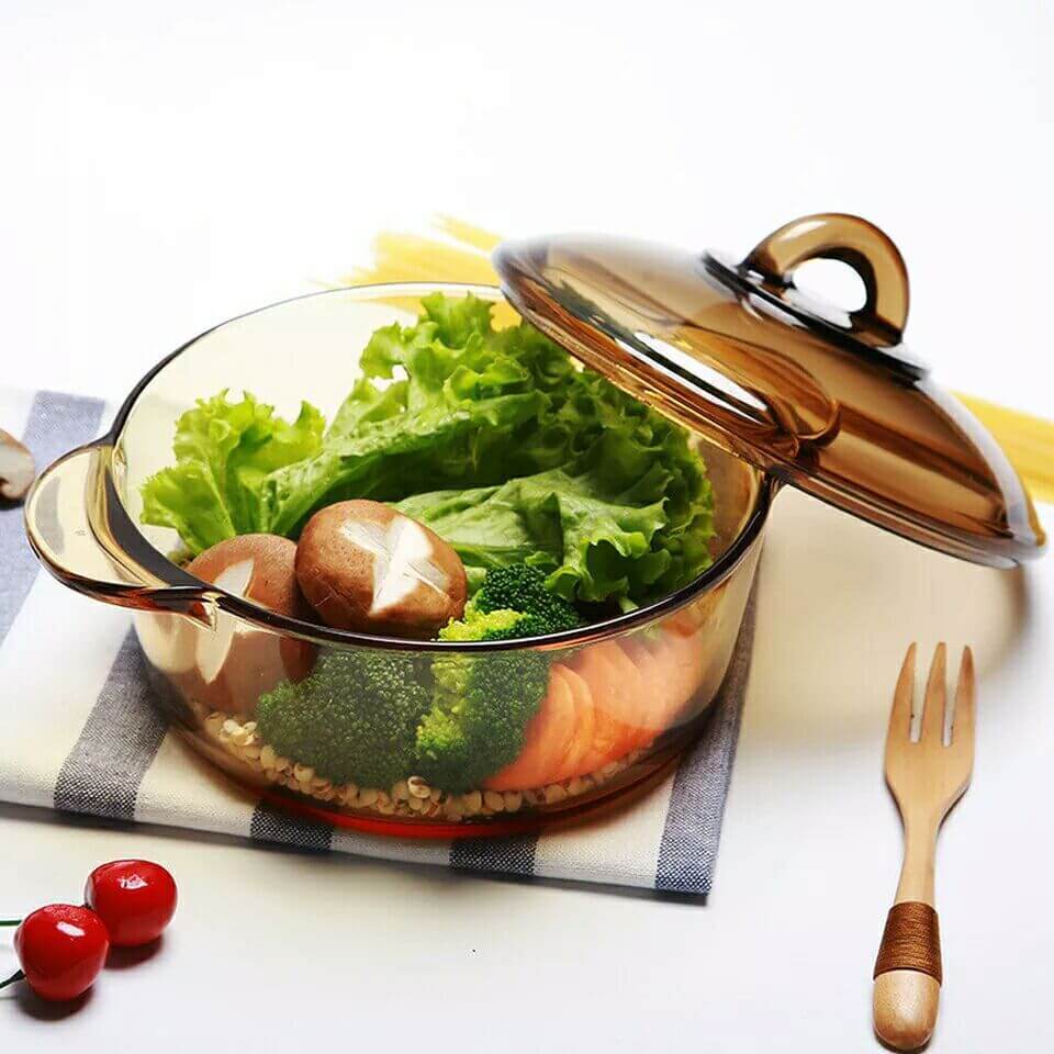 Nồi thủy tinh làm từ chất liệu thủy tinh cao cấp