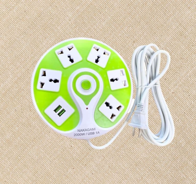 Ổ cắm Nakagami USB tròn 5 lỗ