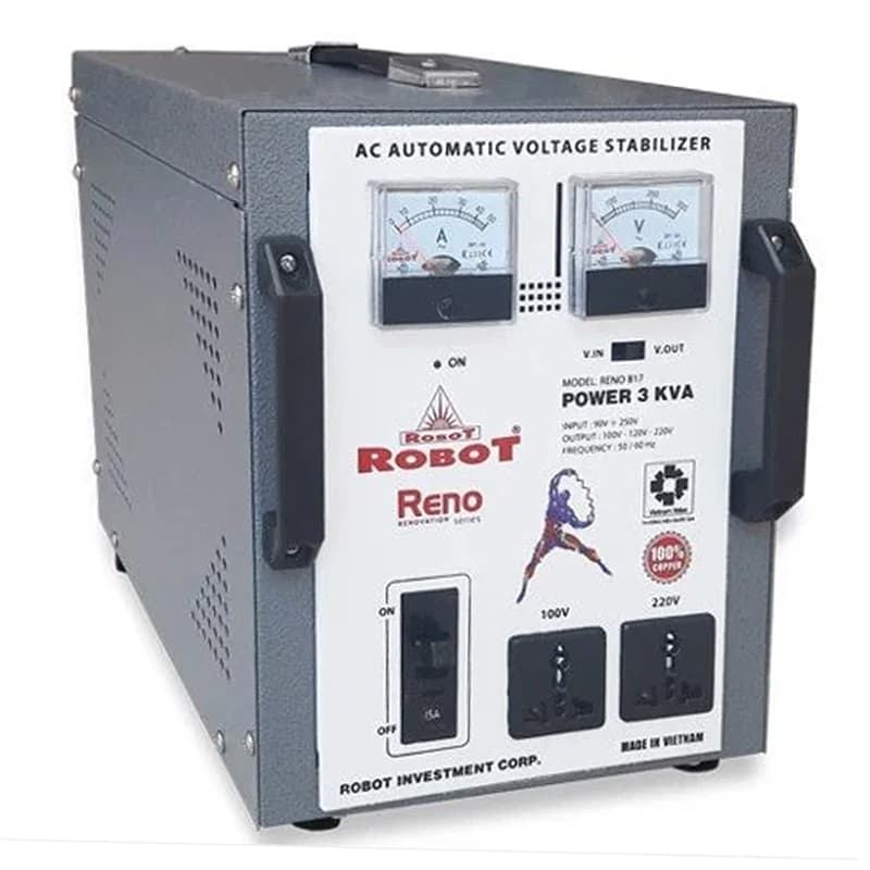 Ổn áp Robot 3KVA (90V-250V) RENO 818