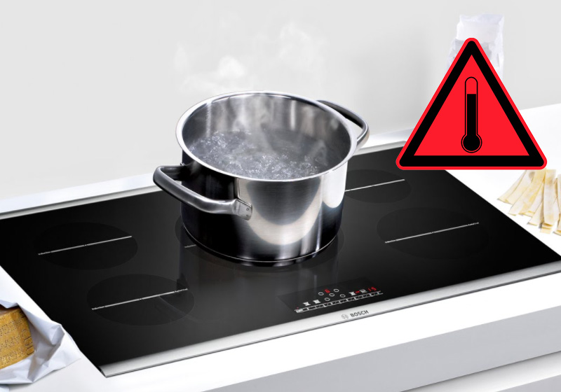 Quá nhiệt là nguyên nhân làm bếp tự tắt mở 