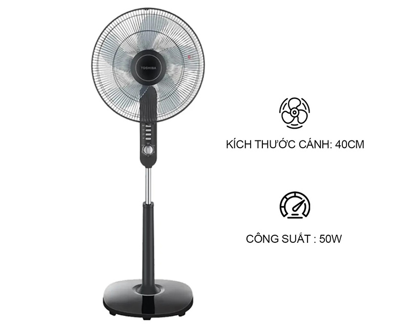 Quạt đứng TOSHIBA F-LSA10(K)VN