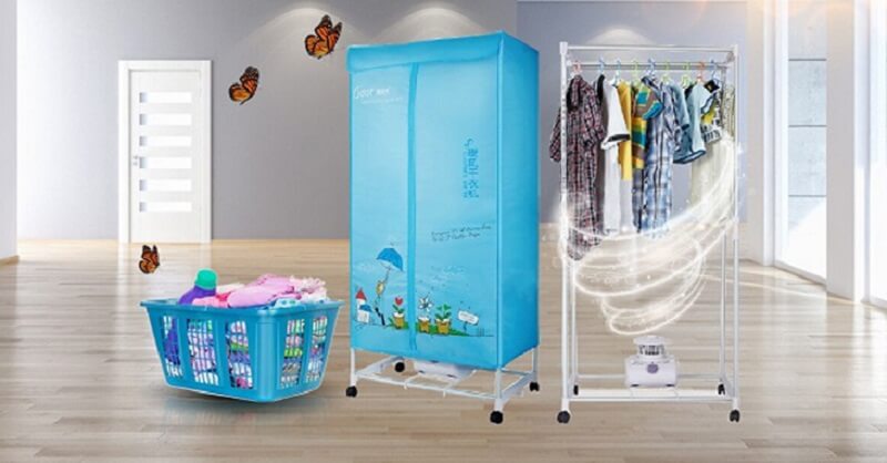 Sấy trang phục với khối lượng phù hợp với dung tích của thiết bị
