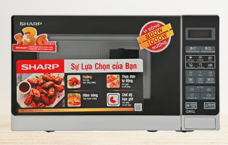 Sharp R-G272VN-S 20 lít có dung tích thực 20 lít