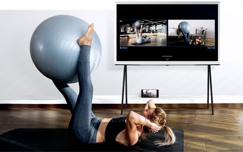 Chế độ Multi View trên The Serif 55 Inch QA55LS01B