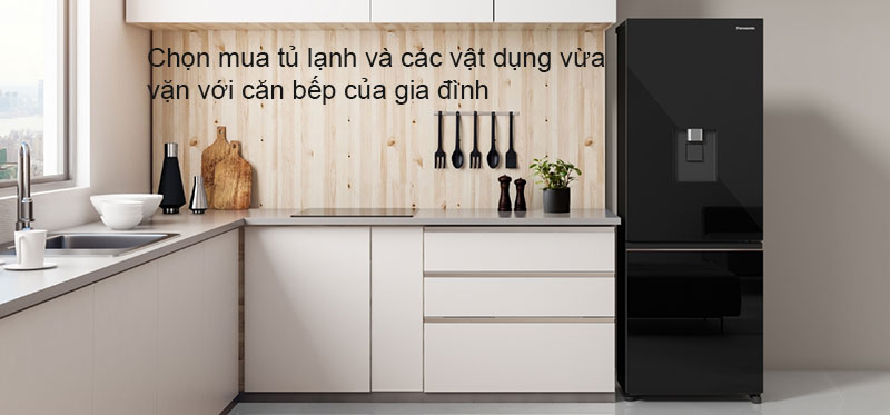 Chọn mua tủ lạnh và các dụng cụ nhà bếp vừa vặn với căn bếp của gia đình